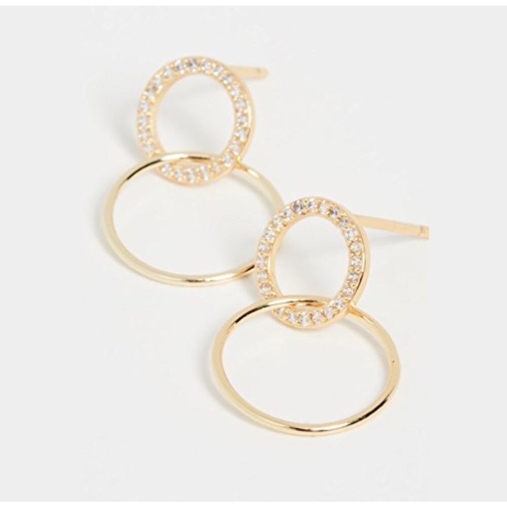 Gorjana Balboa Interlocking Shimmer Earrings